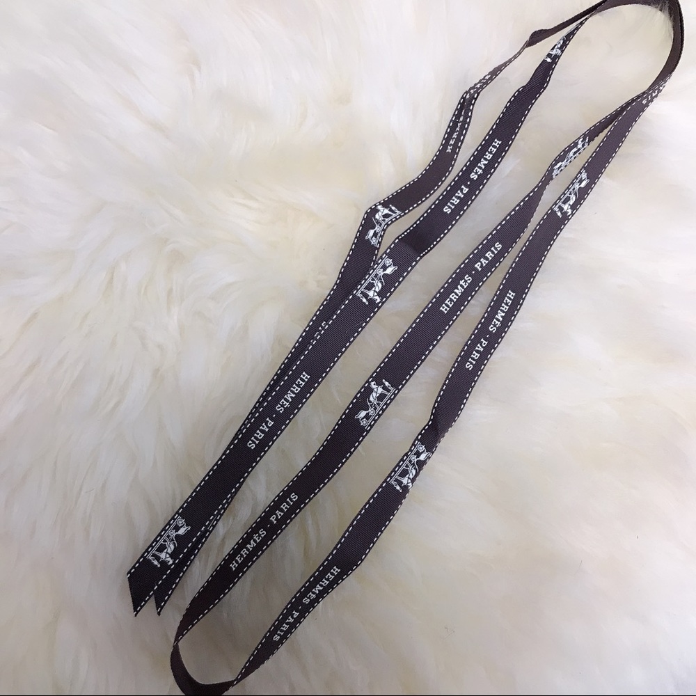 Authentic Hermès ribbon 57 inches